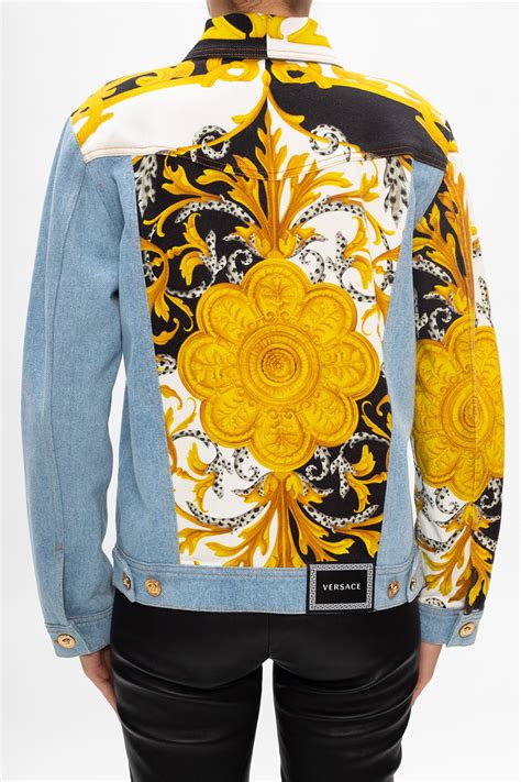 versace jeansjacke damen|Versace Denim Jackets for Women .